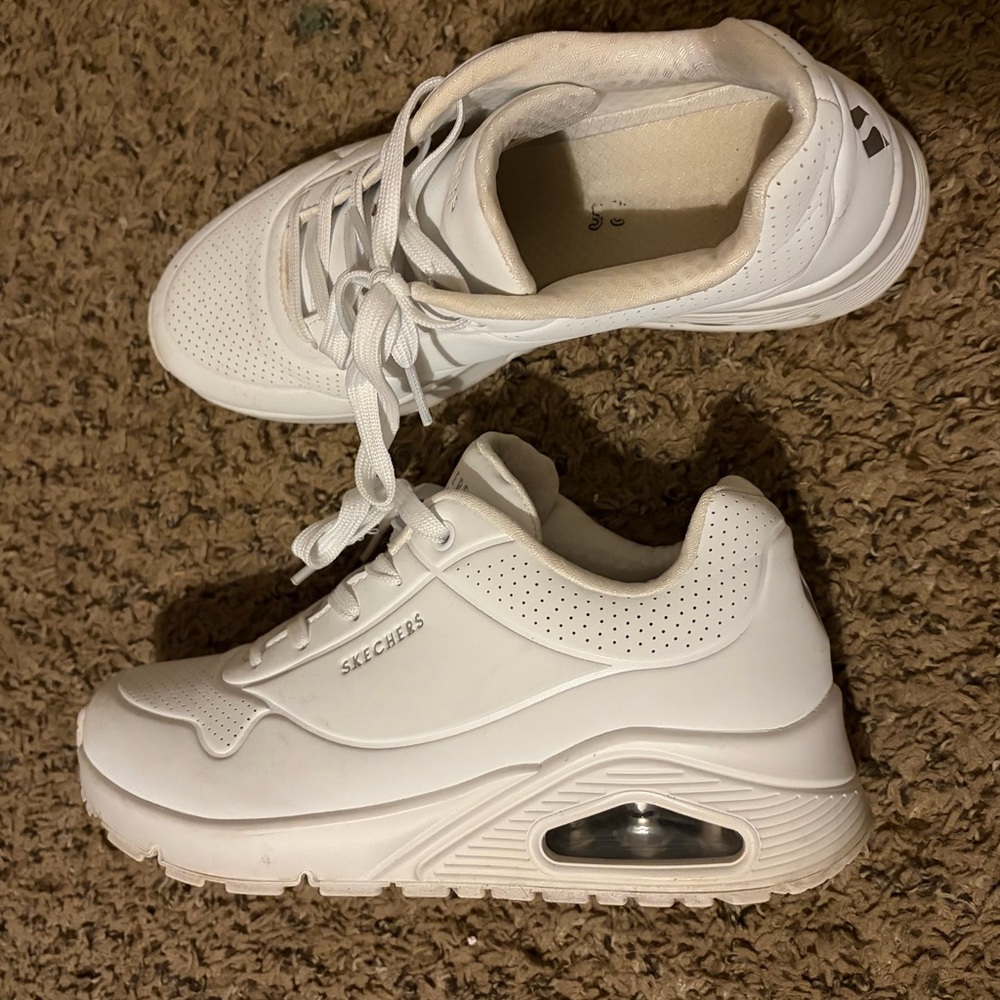 Skechers Women's White Athletic Sneakers